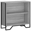 vidaXL Estanter&iacute;a madera de ingenier&iacute;a gris Sonoma 80x31x74,5 cm