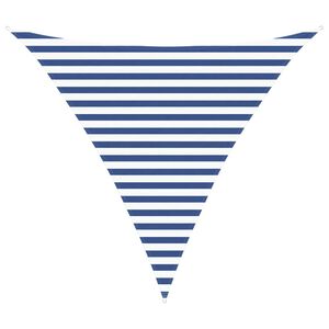 vidaXL Toldo Vela de Sombra Azul y Blanco 3 x 3 x 3 m