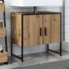 vidaXL Mueble de lavabo de ba&ntilde;o madera roble artisan 60x33x60 cm