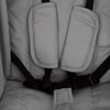 vidaXL Silla de paseo de beb&eacute; de 3 ruedas acero gris claro y negro