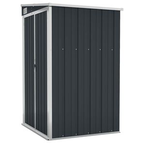 vidaXL Cobertizo de jard&iacute;n de pared acero galvanizado 118x100x178 cm