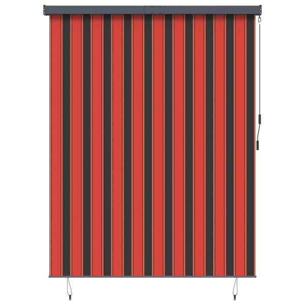 vidaXL Estor enrollable Naranja y Marr&oacute;n 200 x 250 cm Tela y Aluminio