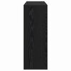 vidaXL Aparador 2 pcs Roble Negro 60 x 31 x 84 cm Madera de ingeniería
