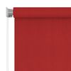 vidaXL Persiana enrollable de jard&iacute;n HDPE rojo 60x230 cm