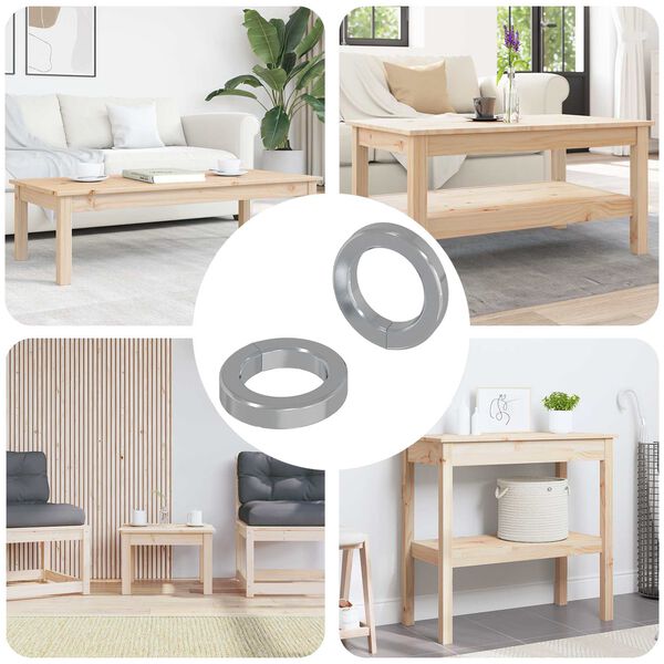 vidaXL Arandela de Resorte 2 pcs 13 x 1 mm Hierro