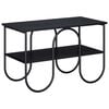 vidaXL Soporte de TV 80 x 40 x 50 cm Roble Negro Madera de ingenier&iacute;a