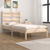 vidaXL Estructura de cama individual sin colch&oacute;n madera maciza de pino