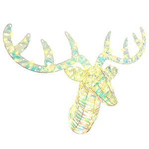 vidaXL trineo tirado por reno c&aacute;lido 68 x 36.5 x 62.5 cm PET