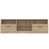 vidaXL Mueble de TV madera contrachapada roble Sonoma 150x33,5x45 cm
