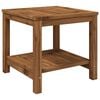 vidaXL Mesa de centro Natural 48,5 x 49 x 45 cm