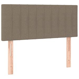 vidaXL Cabecero de tela gris taupe 80x5x78/88 cm
