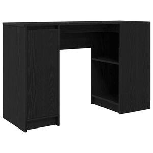 vidaXL Escritorio roble negro 120x42x76 cm madera de ingenier&iacute;a