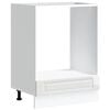 vidaXL Mueble de horno&nbsp;Porto alto brillo blanco madera reconstituida