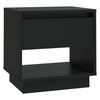 vidaXL Mesitas de noche 2 uds madera contrachapada negro 45x34x44 cm