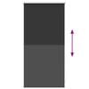 vidaXL Persiana Enrollable Apagón 40 x 100 cm Negro