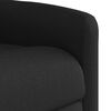 vidaXL Sillón reclinable de tela negro