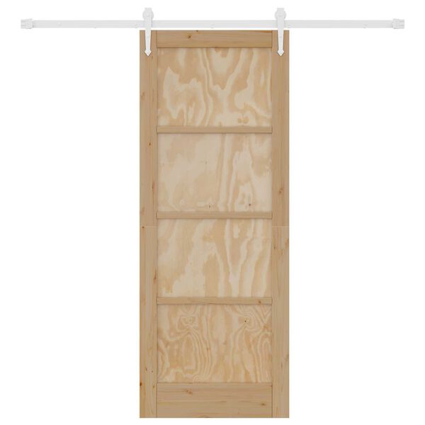 vidaXL Puerta Corredera ORKDAL Marr&oacute;n 78 x 202 cm