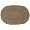 vidaXL Alfombras de &aacute;rea Negro 122 x 183 cm yute