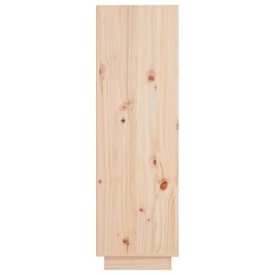 vidaXL Aparador alto de madera maciza de pino 37x34x110 cm