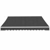 vidaXL Toldo plegable de operación manual 350 cm antracita