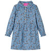 vidaXL Vestido infantil de manga larga azul petr&oacute;leo 92