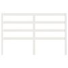 vidaXL Cabecero de cama madera maciza de pino blanco 156x4x100 cm