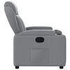 vidaXL Sill&oacute;n reclinable de tela gris claro