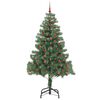 vidaXL &Aacute;rbol de Navidad con 300 LED con soporte Verde 210 cm PVC