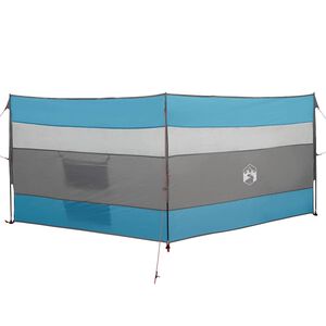 vidaXL Cortaviento de camping impermeable azul 340x130 cm