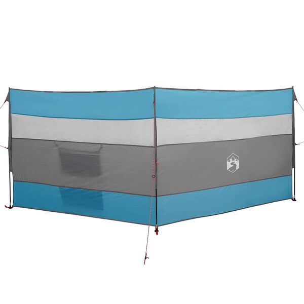 vidaXL Cortaviento de camping impermeable azul 340x130 cm