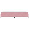 vidaXL Cama tipo Box Spring con colch&oacute;n Rosa 120 x 220 cm tela