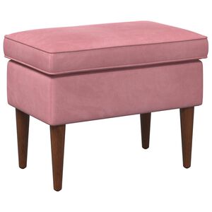 vidaXL Reposapi&eacute;s Rosa 55 x 35 x 41 cm Terciopelo