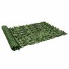 vidaXL Valla de privacidad de balc&oacute;n de hojas verde oscuro 300x150 cm