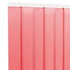 vidaXL Tira de cortina para puertas PVC rojo 200x1,6 mm 25 m
