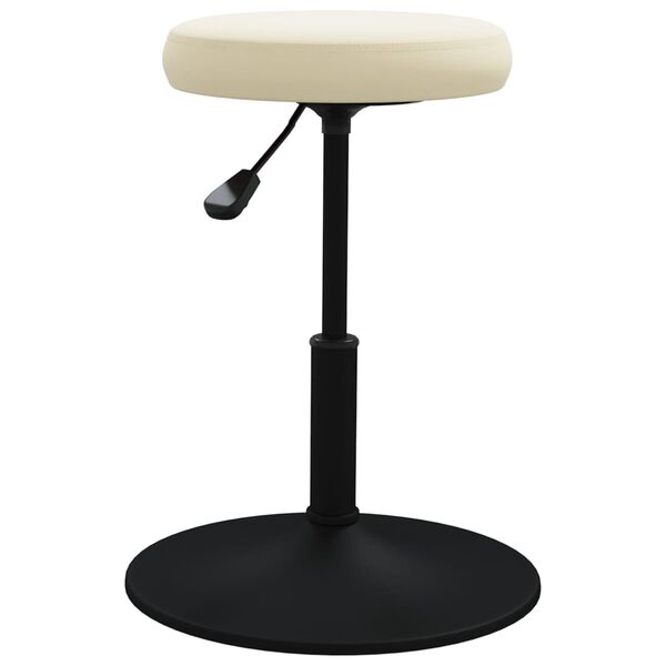 vidaXL Sillas de comedor 2 unidades terciopelo crema