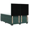 vidaXL Cama box spring con colch&oacute;n terciopelo verde oscuro 140x200 cm