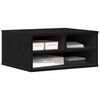 vidaXL Soporte para Impresora Roble negro 49 x 40 x 22.5 cm