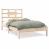 vidaXL Estructura de cama madera maciza de pino 90x200 cm