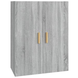 vidaXL Armario de pared colgante gris Sonoma 69,5x34x90 cm