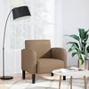 vidaXL Sill&oacute;n con reposabrazos capuchino 54 cm cuero sint&eacute;tica