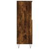 vidaXL Aparador alto madera contrachapada roble ahumado 60x36x110 cm