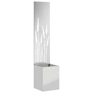 vidaXL Pantalla de Privacidad para Jard&iacute;n Plateado 32 x 32 x 150 cm