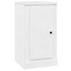 vidaXL Aparadores 2 uds madera blanco brillante 37,5x35,5x67,5 cm