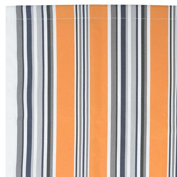 vidaXL Tela de recambio para toldo Azul y naranja 10 x 1.6 m tela