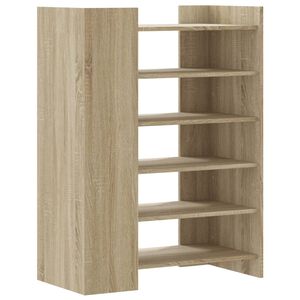vidaXL Mueble zapatero madera ingenier&iacute;a roble Sonoma 74,5x37,5x100 cm