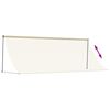 vidaXL Toldo retr&aacute;ctil de tela y acero crema 400x150 cm