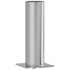 vidaXL Extensi&oacute;n de Cabeza de Chimenea Plateado 26 x 26 x 50 cm