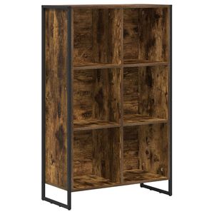 vidaXL Estanter&iacute;a para libros 99,5 x 30 x 108,5 cm Roble Humo