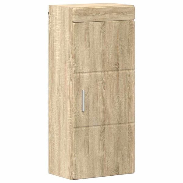 vidaXL Armario de pared para ba&ntilde;o TULUM Roble Sonoma 37 x 24,5 x 86 cm