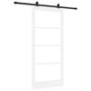 vidaXL Puerta Corredera ORKDAL 93 x 202 cm Blanco y Negro